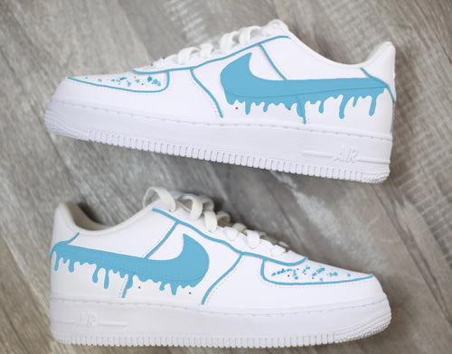 Drip Cartoon Turquoise - Air force 1