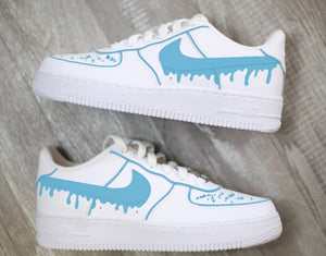 Drip Cartoon Turquoise Air force 1