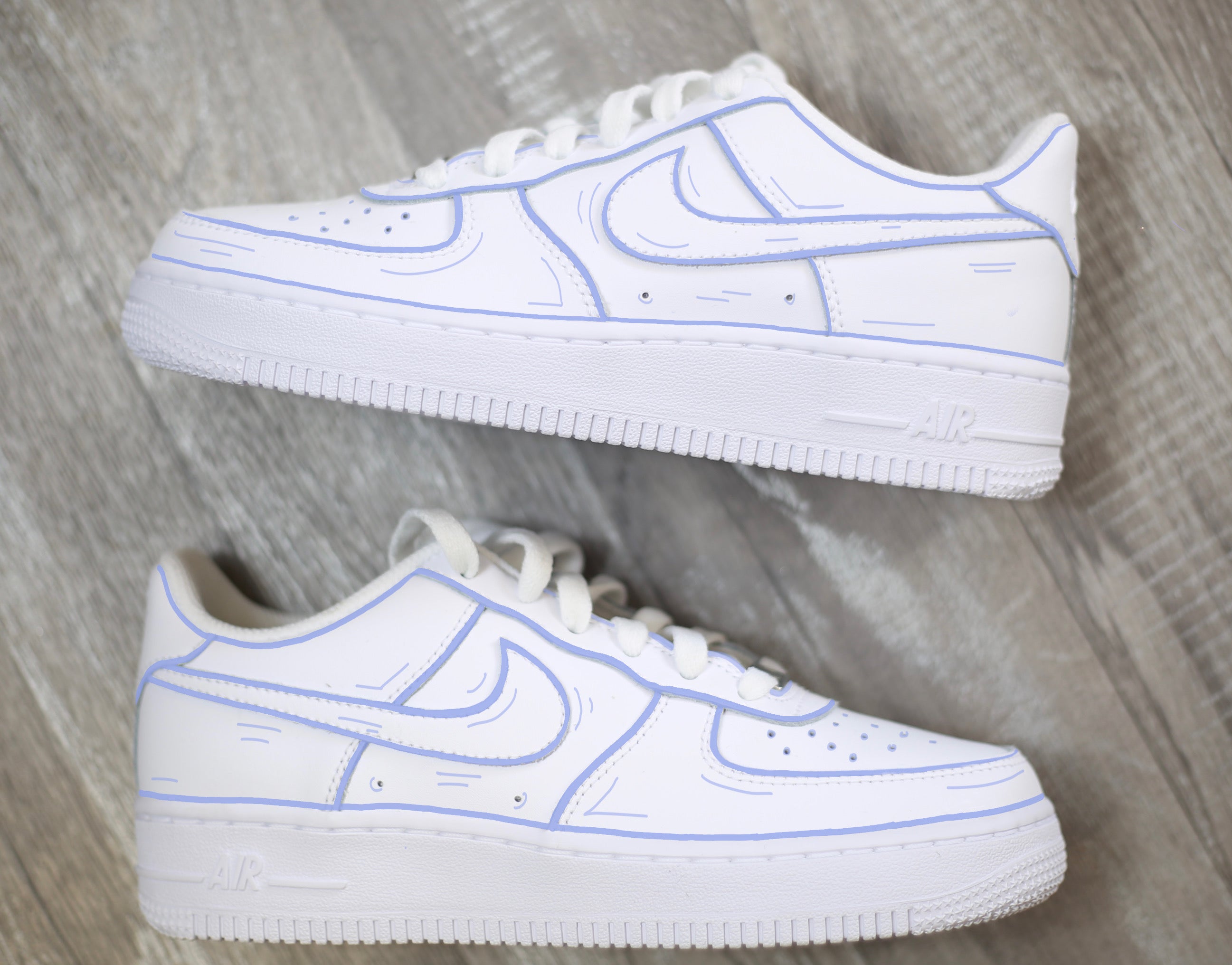 Cartoon uni Blue - Air force 1