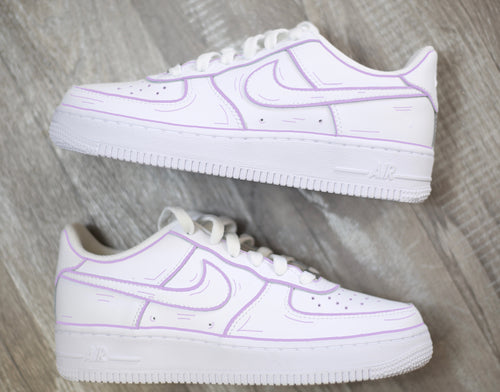 Cartoon Lila - Air force 1