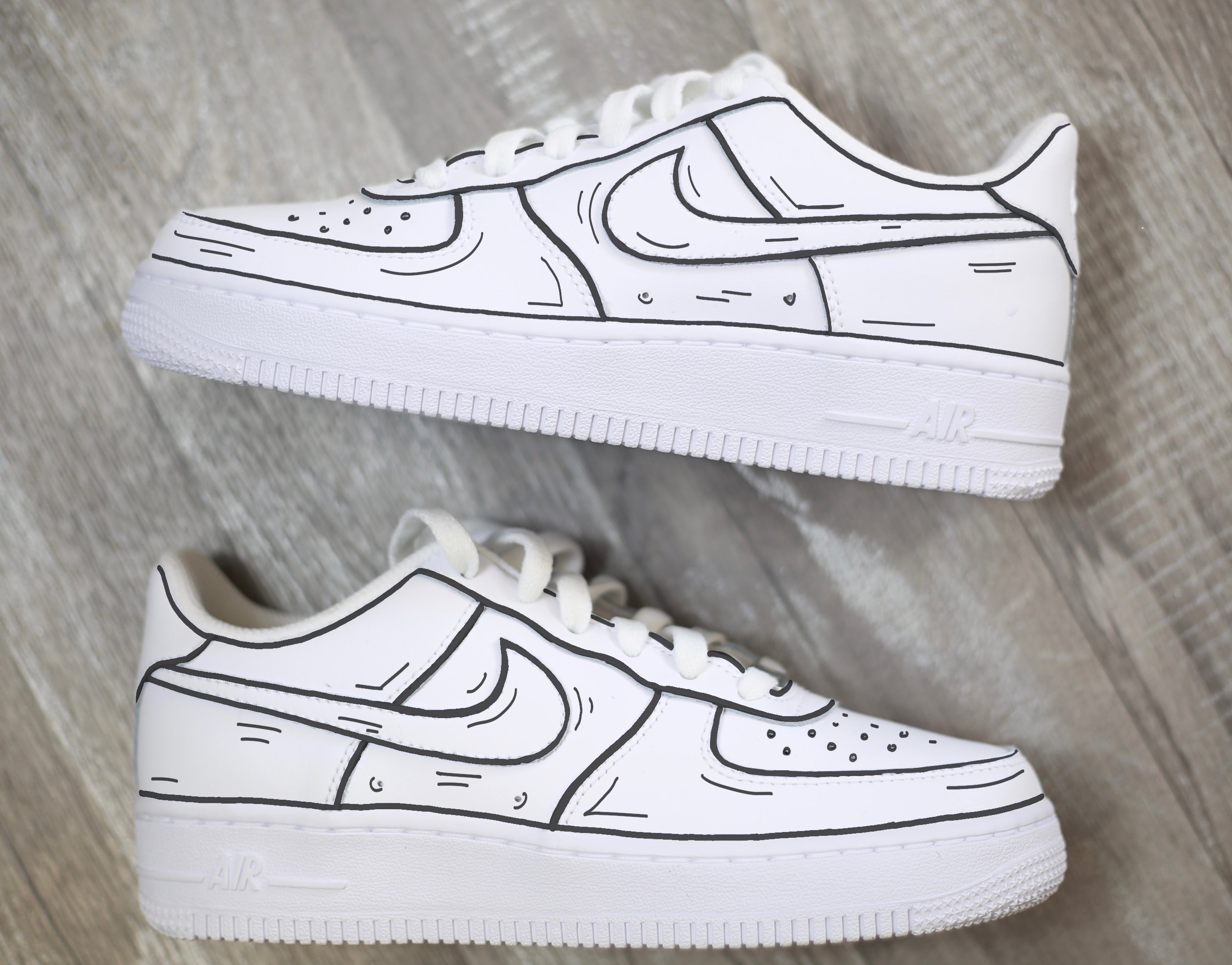 Cartoon Black - Air force 1